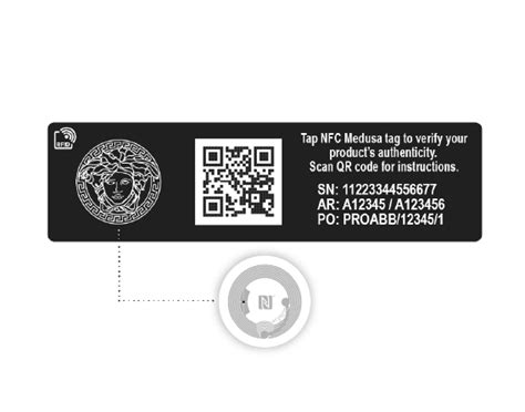 versace label tag|versace qr code check.